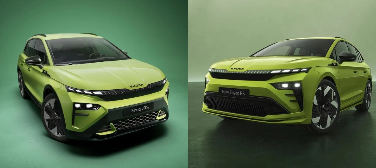 All-electric sportiness hits the road with the New Škoda Elroq and Enyaq vRS models